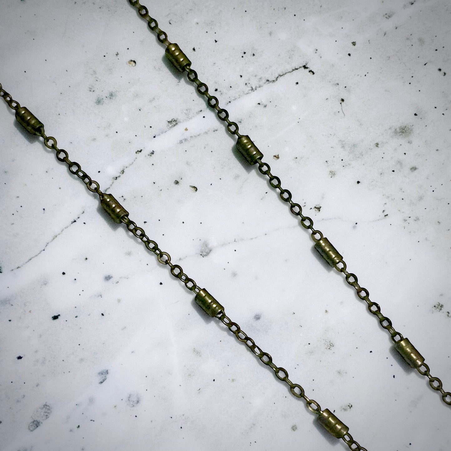 Czech Brass Green Peking Art Glass Yellow & Green Enamel Brooch Pendant Necklace