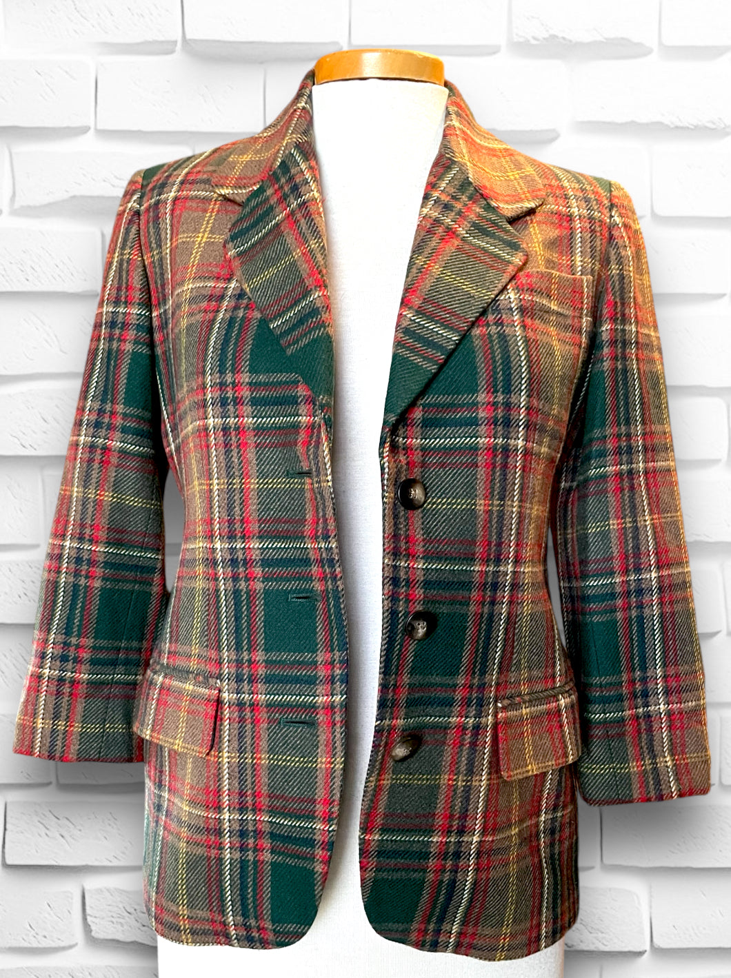 Vintage 1990’s Gap Plaid Dunk Hunting Sport Coat