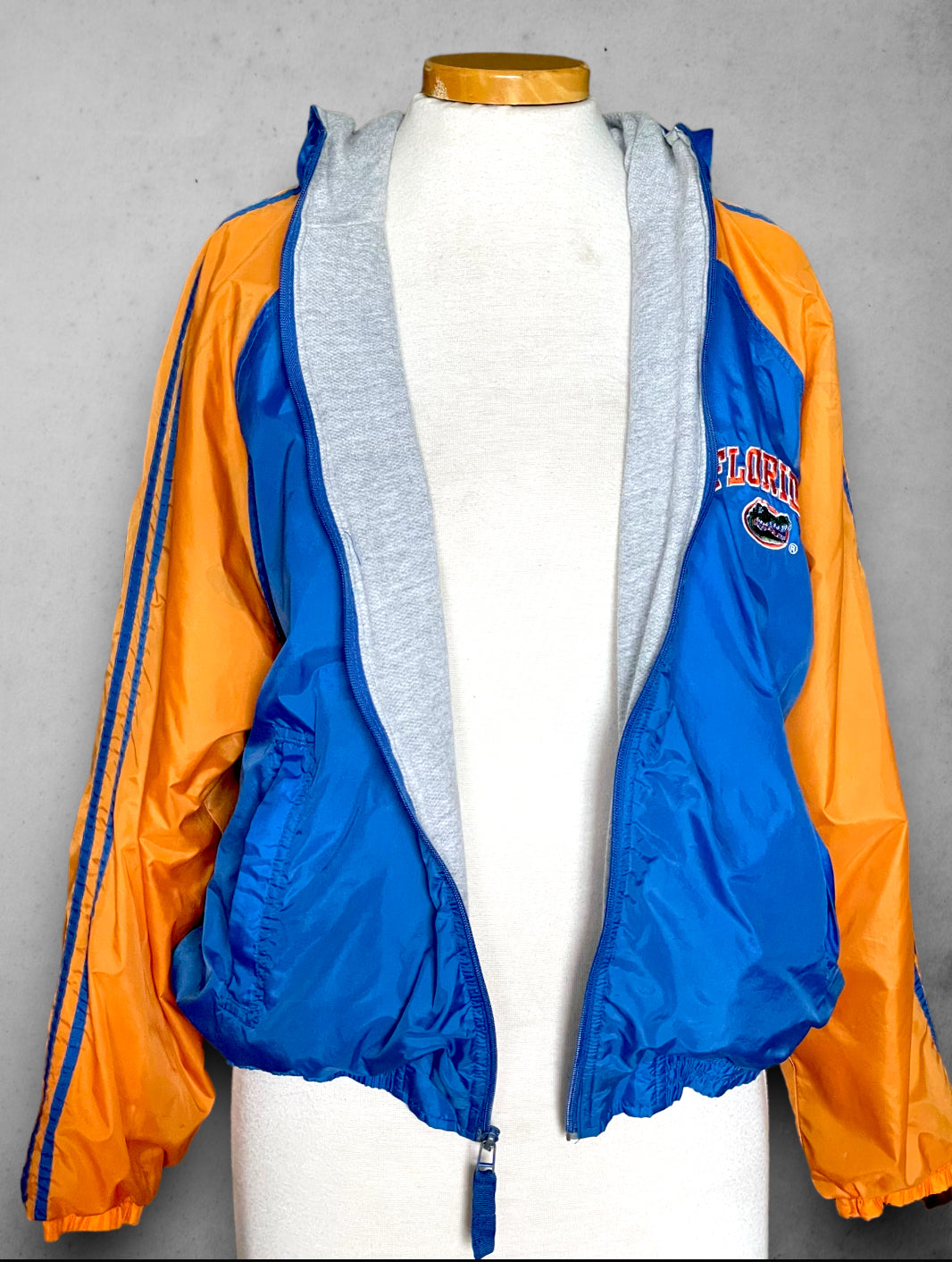 Vintage 1990’s Florida Gators Hooded Windbreaker Jacket