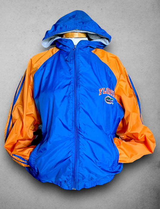 Vintage 1990’s Florida Gators Hooded Windbreaker Jacket