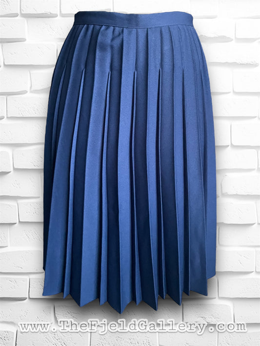 Vintage 1960’s Navy Pleated Skirt