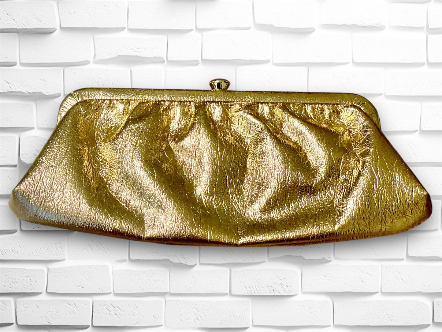 Vintage Gold Clutch Purse