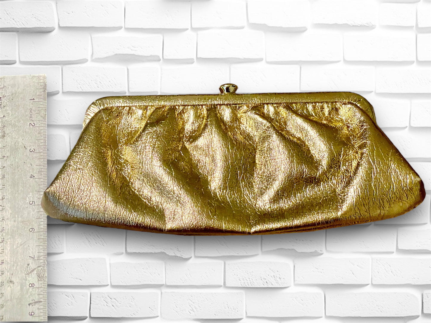 Vintage Gold Clutch Purse