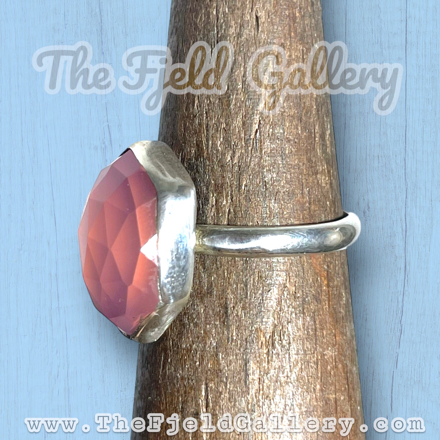 Lavender Chalcedony Sterling Silver Ring