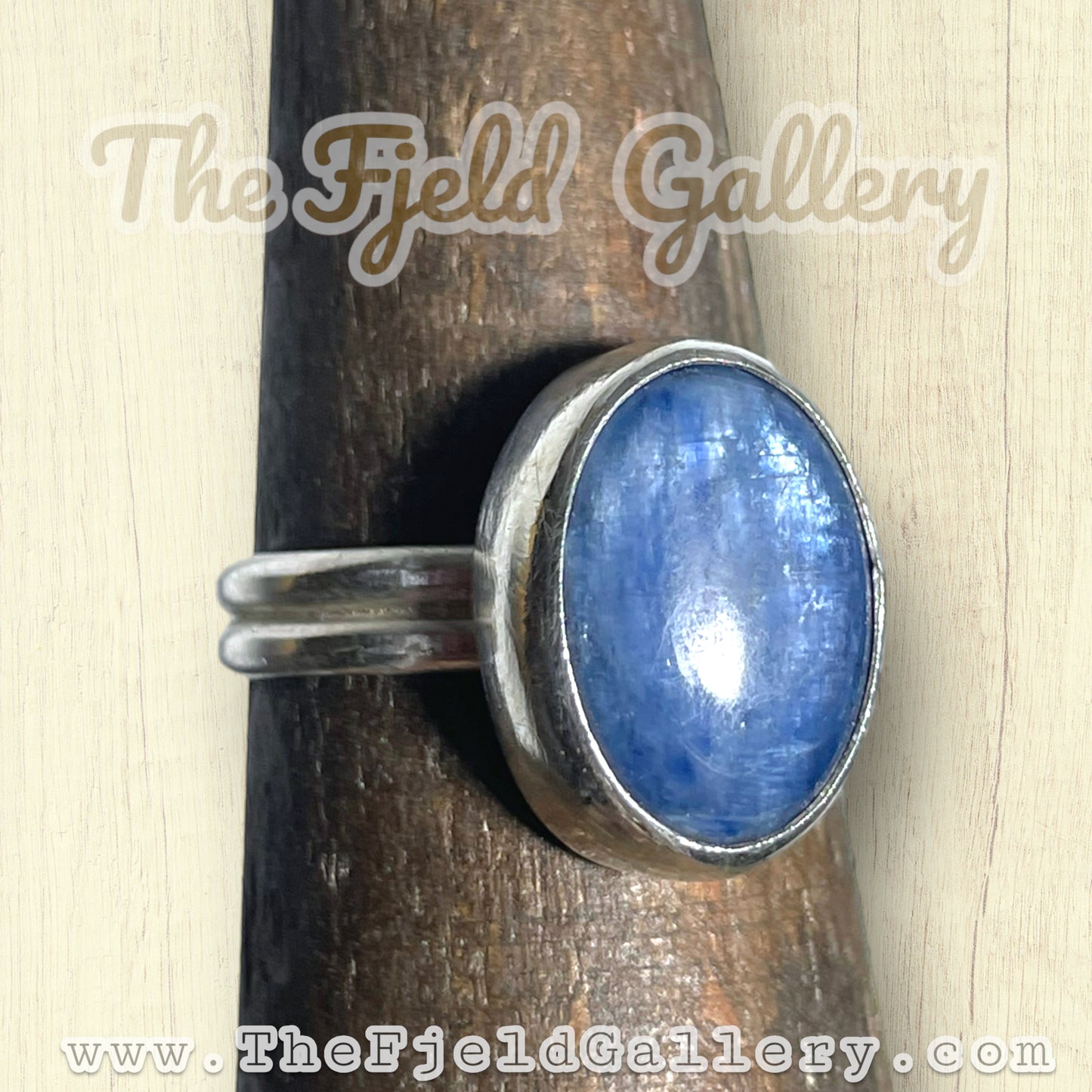 Sterling Silver Blue Kyanite Gemstone Ring