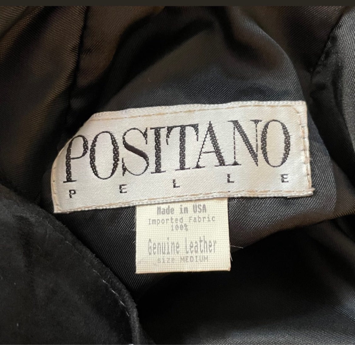 Vintage 100% Suede Leather, Crystal Studded Black Strapless Dress